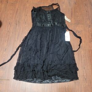 Elegant Black Lace Dress